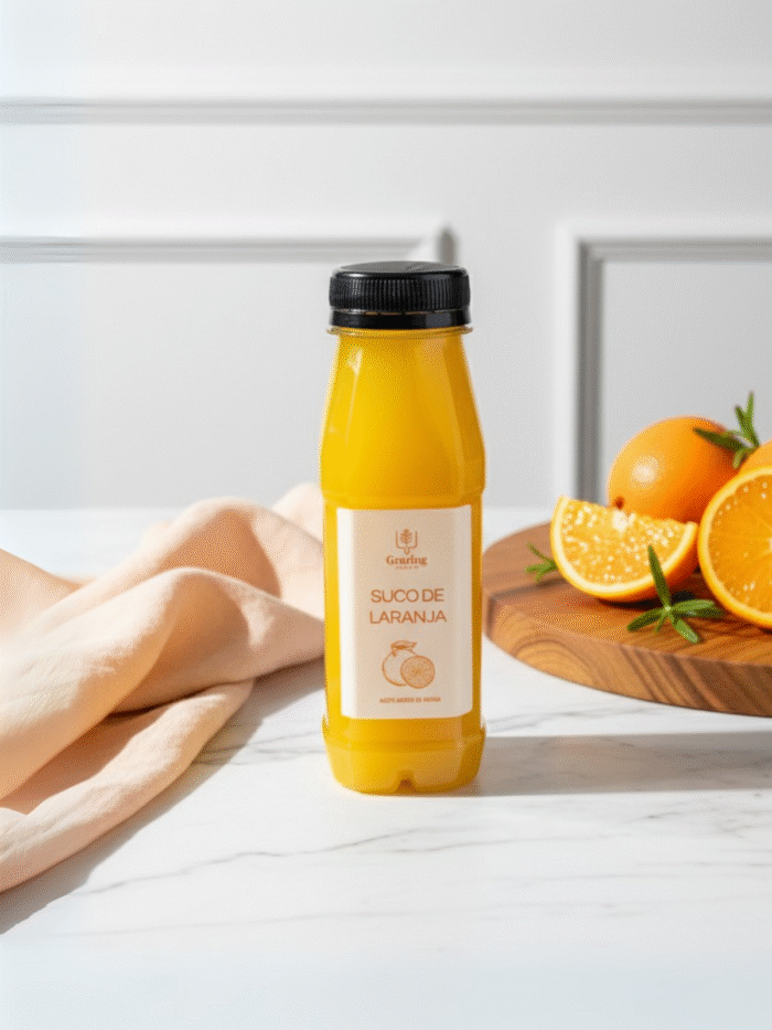 Box sucos de laranja garrafa 200ml