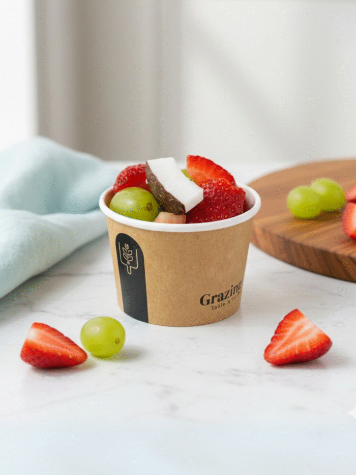 Pote de frutas frescas